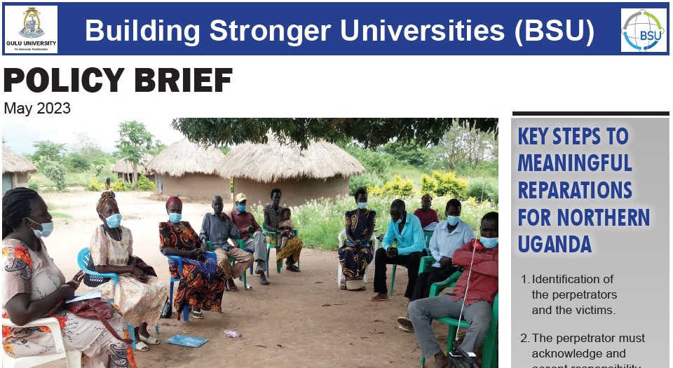 Gulu Researchers Propose Steps to Meaningful Compensation of LRA War Victims 