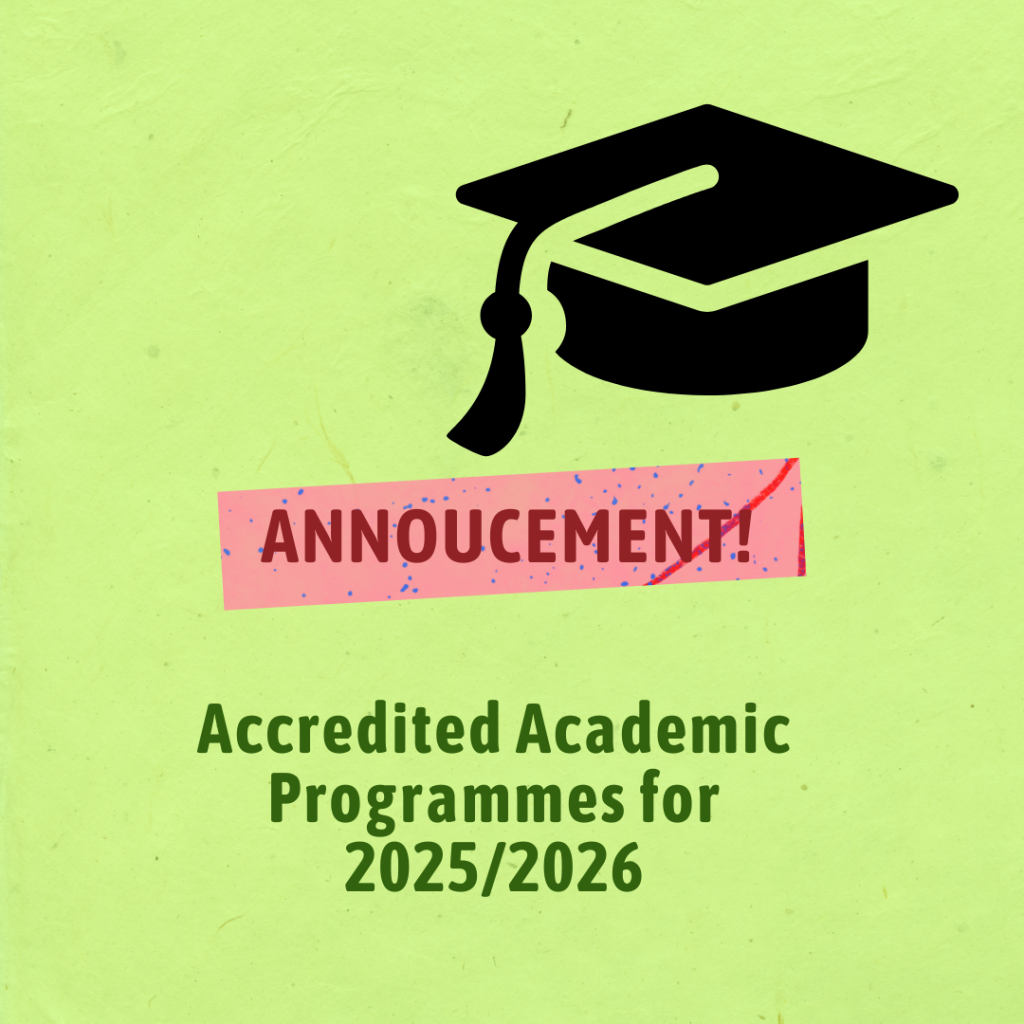 Accredited Academic Programmes 2025/2026