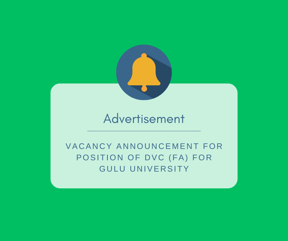 Vacancy Announcement for Position of DVC (FA)