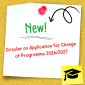 Circular on Application for Change of Programme 2026/2027