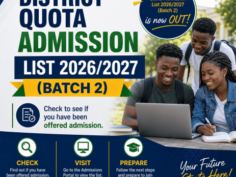Gulu University District Quota Government Admission List 2026_2027 Batch 2 (07_08_2026)