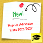 Mop Up Admission Lists 2026/2027
