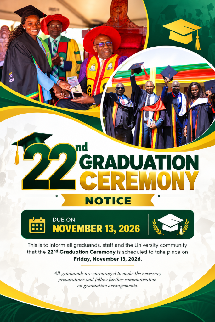 Notice for the 22nd Graduation Ceremony Due on November 13, 2026